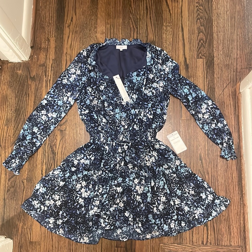 NWT - blue floral dress